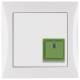 Berker 52018989 stop button with frame S.1 polar white glossy