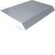 Hager AKB84000701V Blind cover 1-sided L800 mm 45° 100 mm overhang steel 400x70