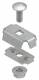 Niedax GRV6 universal connector GRV 6, for zinc-galvanized cable trays