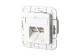 Metz Connect 130C381102-I E-DAT Cat.6A 2-Port UPk pure white connection outlet