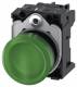 SIEM 3SU1102-6AA40-1AA0 Siemens 3SU11026 22mm round green lens smooth AC/DC 24V