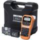 Brother P-touch PT-E110VP handheld labeler with case