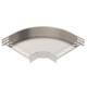 OBO Bettermann 6036656 RB 90 630 A4 Bogen 90° für Kabelrinne horizontal