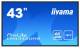 Iiyama LH4342UHS-B3 109,22 cm 43 Zoll UHD IPS 4K Landscape und Portrait 500 cd/m² HDMI USB LAN/RS232 SDM-S PC-Slot Lautsprecher Android 8 OS