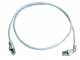 Telegärtner patch cable CAT6A, 0.5m, S/FTP, 1x90° - 1x180°, (ISO/IEC)