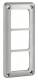 Legrand 077853 LEG 77853 frame 3-fold horizontal/vertical Soliroc IP55 IK10 gray 77853