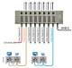 ALLNET Punkt-zu-Punkt Coax 8 Port Master Chassis/Verstärker EOC 200 ohne Module inkl. Netzteil ALL-GHN108M-Coax-200