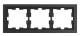 Merten MEG4030-6547 D-Life stone frame 3 times sanded slate