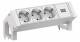 Bachmann Desk2 Steckdosenleiste, 3xDosen(CEE7) mit Zuleitung GST18, RAL9010 weiss,