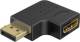 Goobay DisplayPort-Winkeladapter 90° nach links - 8K/144 Hz DSC, Stecker auf Buchse