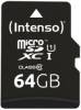 Intenso International 3433490 Intenso 64GB microSDXC Class10 UHS-I Professional + SD adapter
