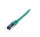 Patchkabel RJ45, CAT6A 500Mhz, 1,5m, grün, S-STP(S/FTP), TPE/LSZH(Superflex), AWG26, Synergy 21