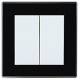 Weinzierl frame 1-fold glass frame for series MATCH 55 black 5389