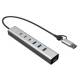 I-TEC METAL HUB 6 PORT LAN PD