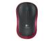 Logitech M185 Mouse - Optical - Wireless - 3 Button(s) - Red - Radio Frequency - USB - Scroll Wheel