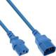 55er B-Pack InLine® Kaltgeräteverlängerung, C13/C14, blau, 1m
