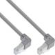 InLine® Patchkabel 2-seitig unten gewinkelt, S/FTP, Cat.6, 250MHz, PVC, 1,83m