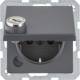 Berker 41636086 SCHUKO Steckdose mit Schraub-Liftklemmen Klappdosenschloss