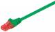 Goobay 95251 CAT 6 patch cable, U/UTP, green - CCA copper mixture