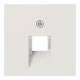 Jung A569-1PLUA Cover for 1-fold IAE / UAE socket, A 569-1 Plua white