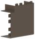 Ggk 1180 FB-flat angle FB / FLW60X110BR, 60x110mm brown