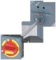 Siemens 3VA91570FK27 3VA9157-0FK27 door coupling rotary drive emergency stop door locking load kit 24 VDC