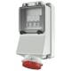 Mennekes 5016 32A 5P 6H 400V wall socket IP44