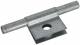 Dehn + Soehne 345010 DEHN Clamp Shoe St / tZn m. Bore, 10mm Rd