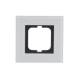Busch Jaeger 2CKA001754A4442 1721-811 Rahmen 1-fach carat weißglas