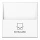 Jung A590CARDWW Hotelcard-Schalter ohne Tastereinsatz Serie A/AS alpinweiß