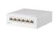 Metz Connect 130862-21C-E E-DAT Cat.6A 6-port surface-mounted housing pure white