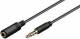 Goobay 62479 3,5mm-Klinke-Verlängerungskabel - Klinke 3,5 mm-Stecker (4-Pin, Stereo) > Klinke 3,5 mm-Buchse (4-Pin, Stereo)