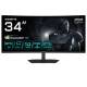 Gigabyte G34WQC2 Gaming Monitor 86,4 cm ( 34 Zoll ) VA EDGE 3440x1440 WQHD 200 Hz 450 cd/m² 2x HDMI 2.1 2x DP 1.4