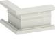 Hager BR651703B9016 Exterior corner base profile BR 68x170 OT 120 vw