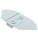 OBO Bettermann 6037500 RBD W 100 FS cover for bend, angle-adjustable 