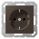 Jung A1520KIMO SCHUKO socket 16A 250V series A mocha