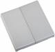 ELDAT RTS23-ACC-01-25P2 2 buttons on/off aluminum painted for wall button RTS23
