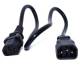 Zebra CS-RAC-IEC-CRD IEC C14 zu C13 Kabel 0,5 m
