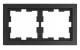Merten MEG4020-6547 D-Life stone frame 2x sanded slate