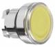 Schneider Electric ZB4BA88 Schneider front element for illuminated pushbutton ZB4, momentary, yellow