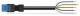 WAGO 891-8985/216-501 connecting cable plug open. cable end 5p 5m code.
