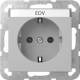 GIRA 4457015 SCHUKO BSF System 55 Grau m
