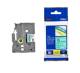Brother P-touch TZE721 Label Tape - 9 mm Width x 8 m Length - Rectangle - Green