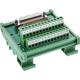 InLine® D-Sub 25 Terminalblock, Stecker/Buchse, Schraubklemme, für Hutschiene