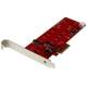 STARTECH.COM 2x M.2 SSD Controller Card - PCIe - PCI Express M.2 SATA III Controller - NGFF Card Adapter