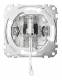 Merten MEG3186-0000 train-way switch, 1-pole plug-in terminals use