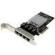 StarTech.com 4 Port PCI Express Gigabit Ethernet Network Card - Intel I350 NIC