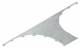Niedax WTARDV 600 cover for extension T-piece B 604mm strip galvanized DIN EN 10346