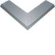 Hager AKBA2000401 Blind cover external corner L800 mm 45° sheet metal for AK200x40 mm