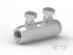 Tyco Flow Control Thermal Controls GmbH A84872N001 BSMU-35/150 Schraubverbinder blank kV verzinkt für Al- und Cu-Leiter